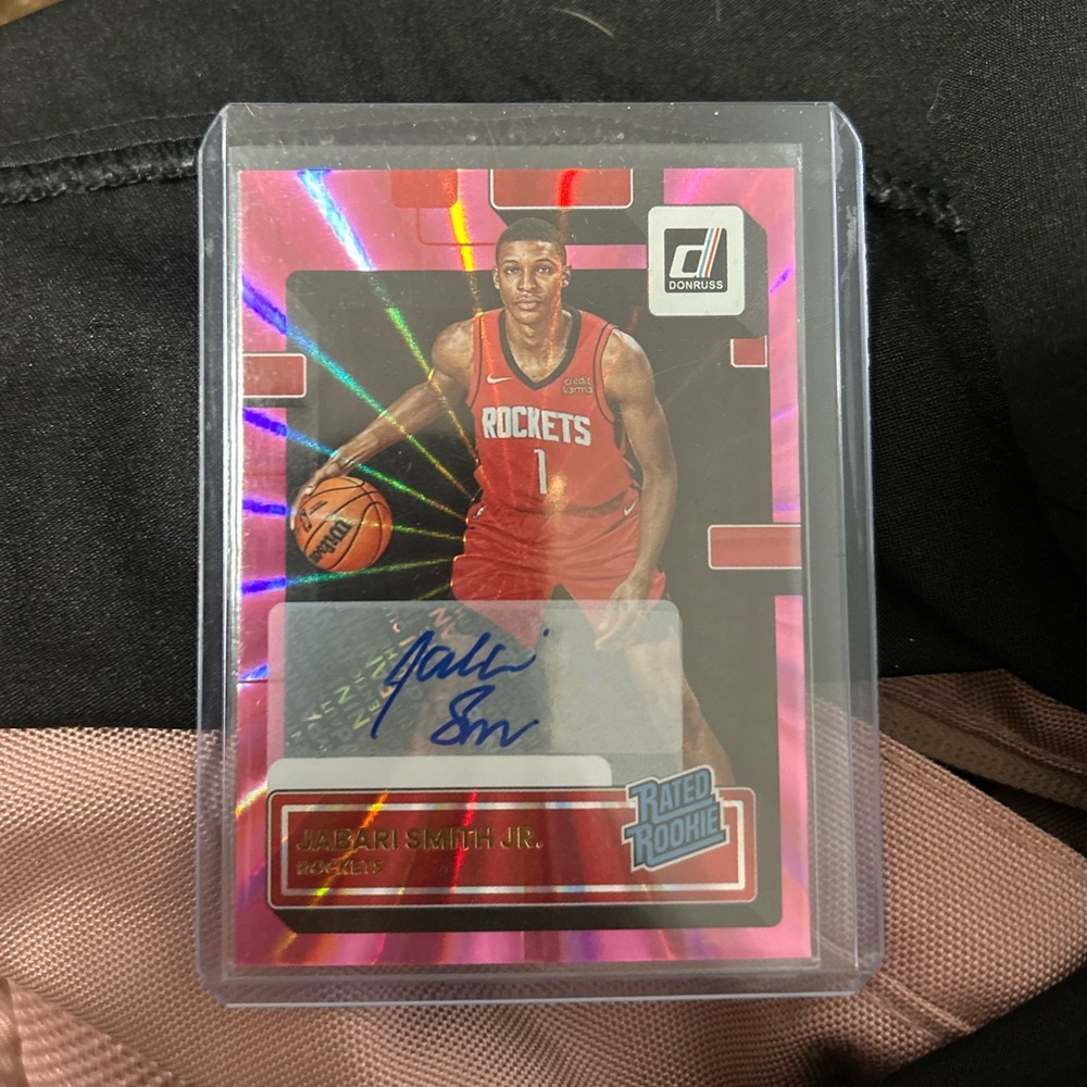 Donruss jabari smith jr auto halo red
